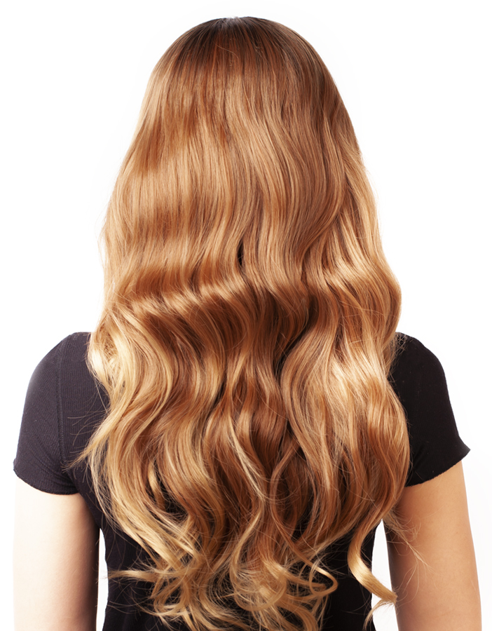 Női Paróka szőke félhosszú AFROline műhaj paróka