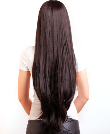 Szintetikus Paróka barna hosszú AFROline műhaj paróka