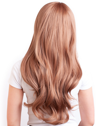 Női Paróka barna hosszú AFROline formázható paróka