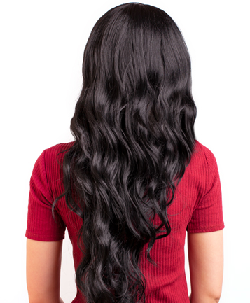 Paróka barna hosszú AFROline műhaj paróka