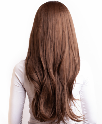 Paróka barna hosszú AFROline szintetikus paróka