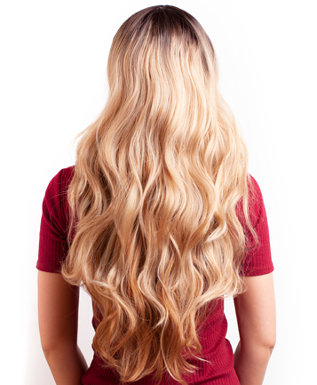 Paróka szőke hosszú AFROline szintetikus paróka