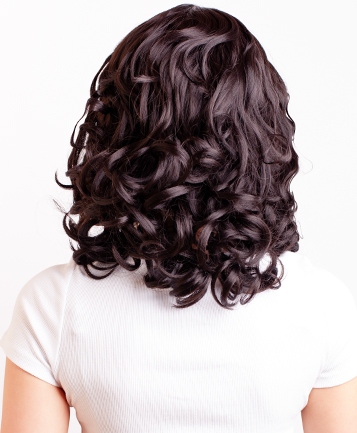 Paróka barna rövid AFROline göndör paróka